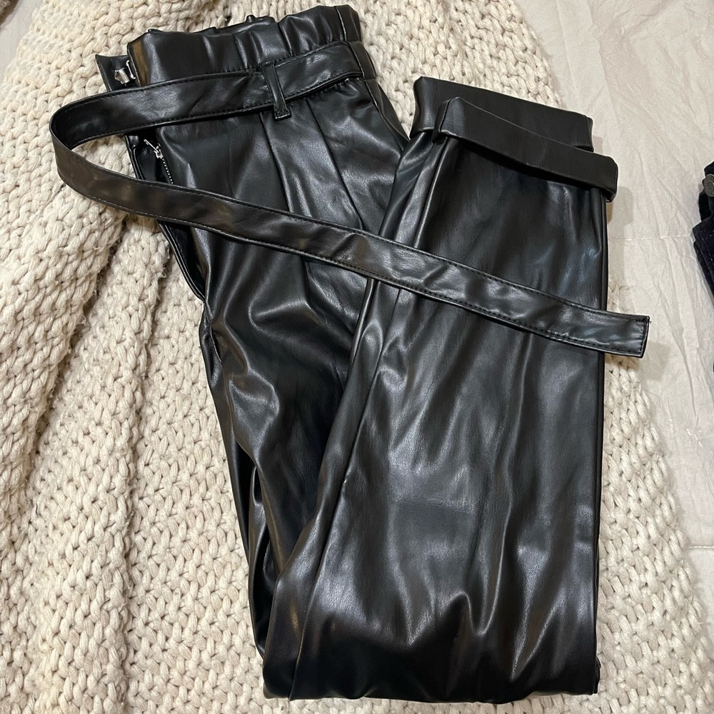 Almost famous leather pants xs